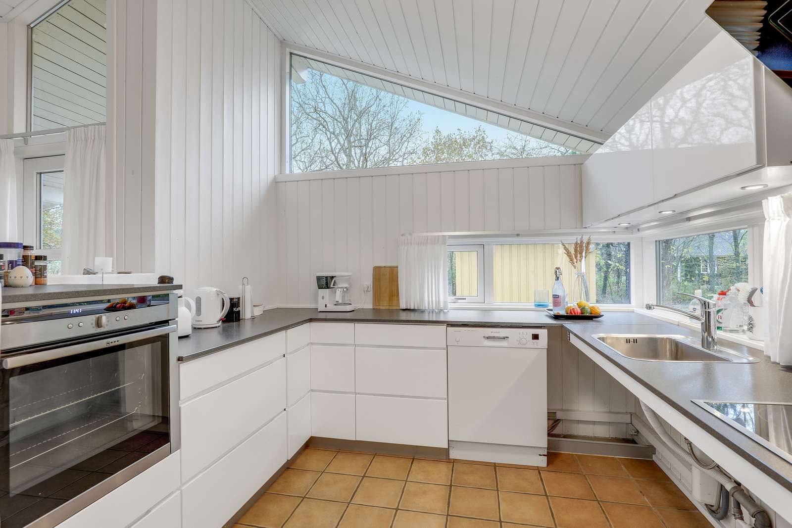 Koekkenet i sommerhuset i Balka Strand